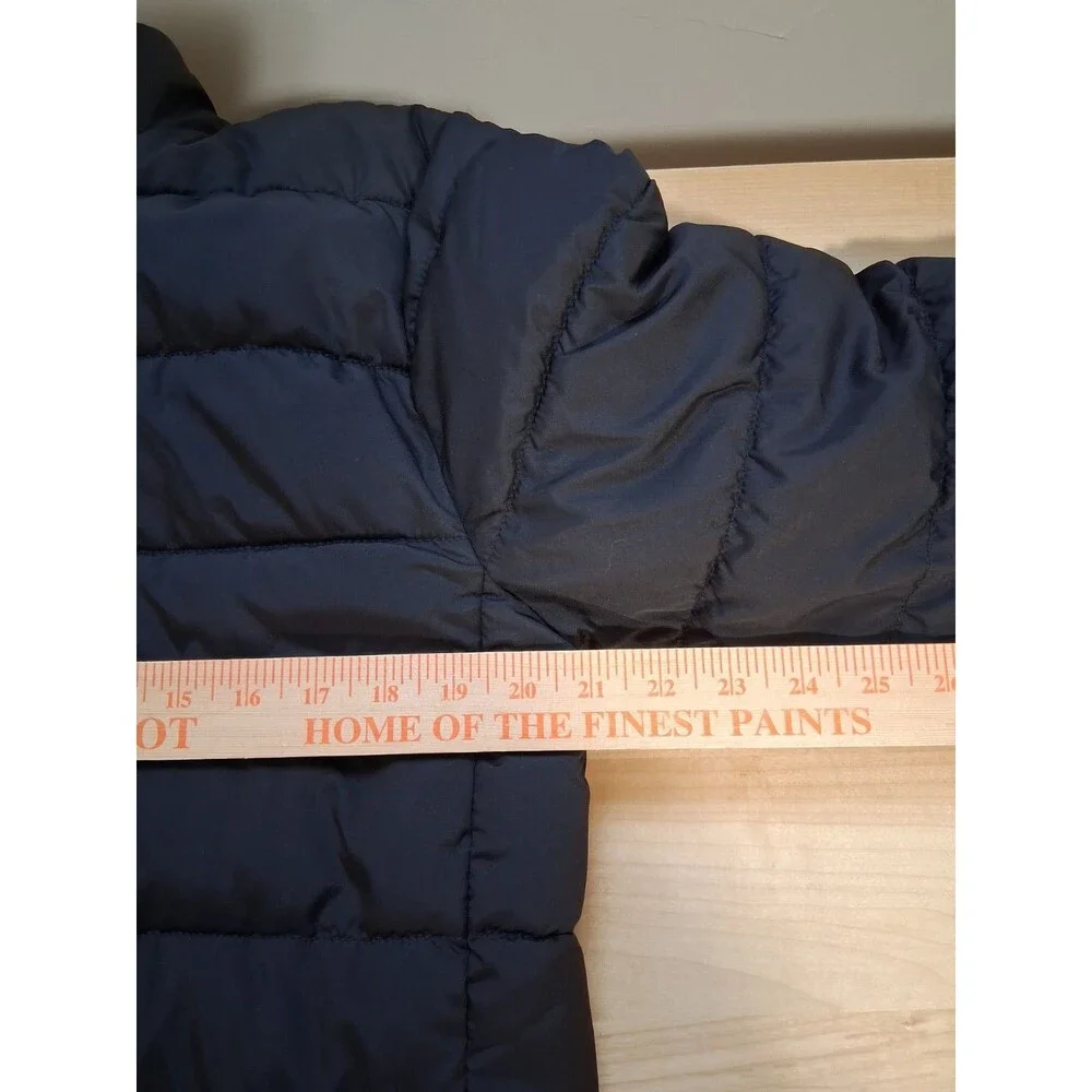 Children’s Place Puffer Jacket Kids Size 18 XXXL Black Lightweight Unisex